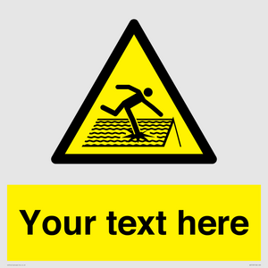 Custom Figure on Roof Sign